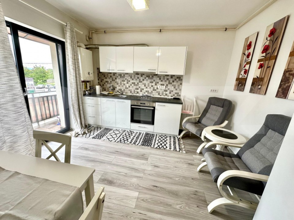 Garsoniera de inchiriat, 32 mp, etaj 1, bloc nou, zona Ceta