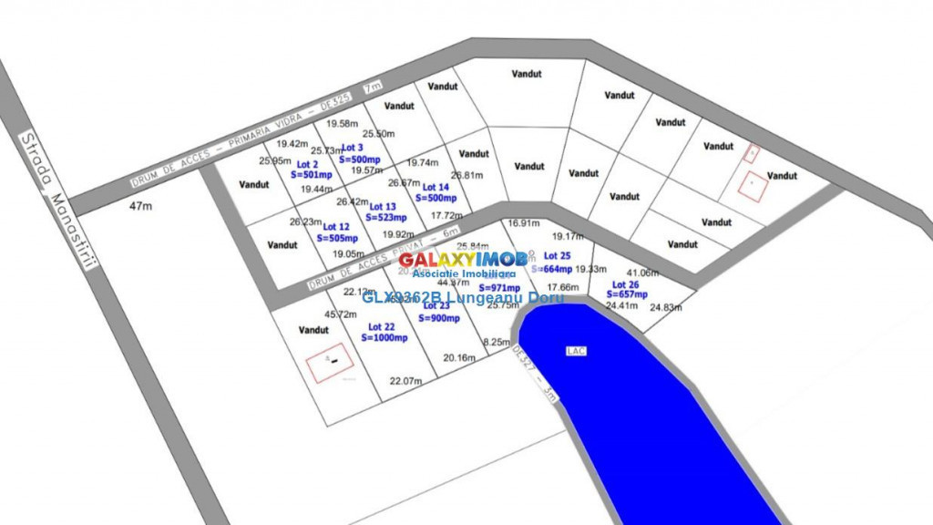 Teren intravilan 500 -1000mp, Stradal, Lac Berceni, Utilitat