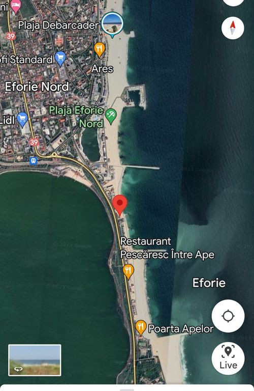 Teren construcții, vedere frontala la mare și Certifica...