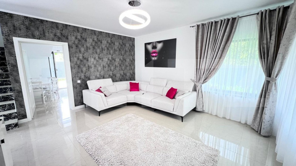 Casa de 4 camere mobilata si utilata, 110 mp utili, zona Vis