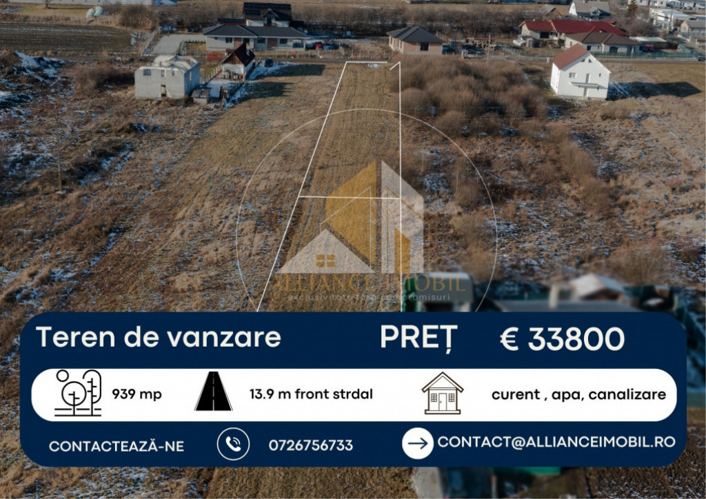 Teren de vânzare în Unirea