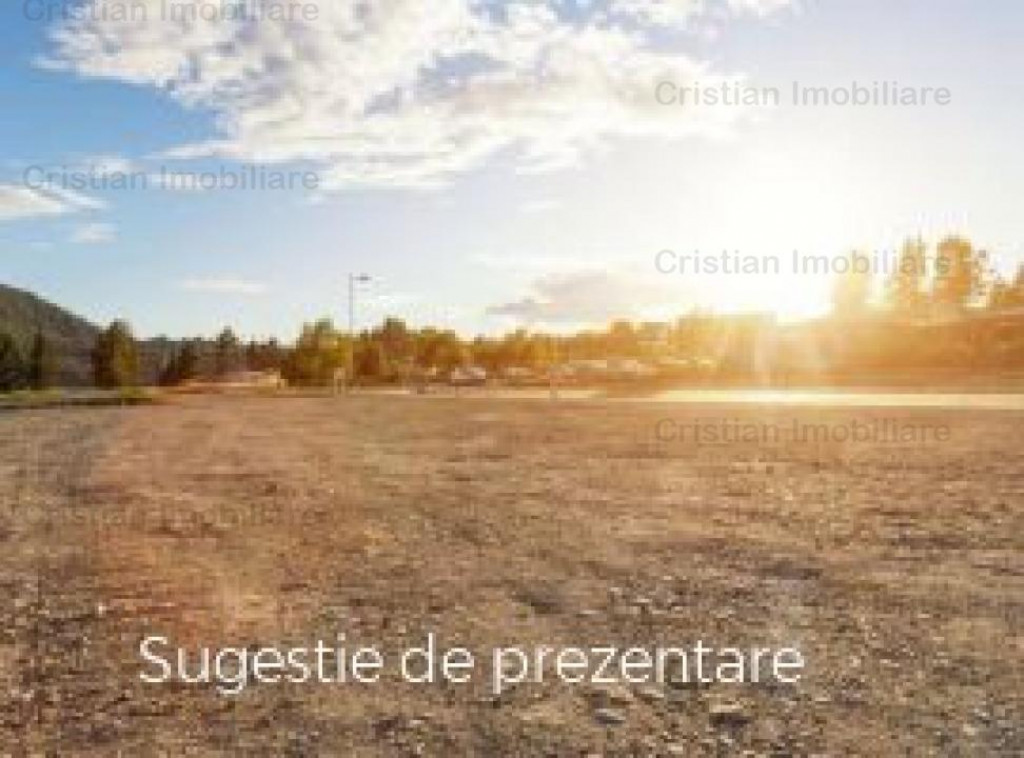 CENTURA 15E/mp , intravilan de constructii - 10.000 mp desch