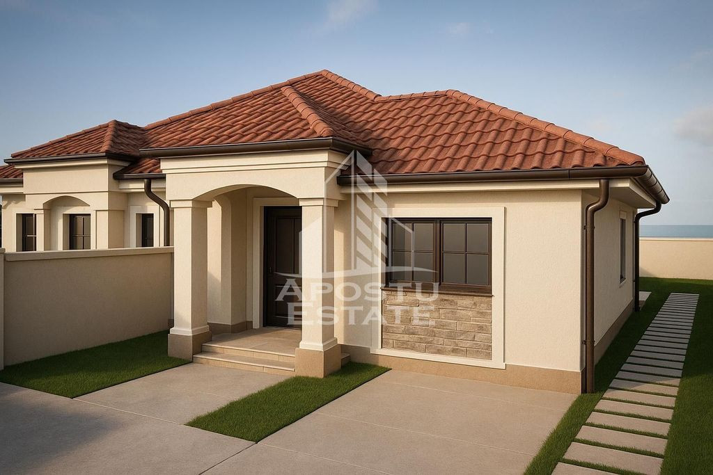 Duplex cu 3 camere, pe parter, in Sacalaz