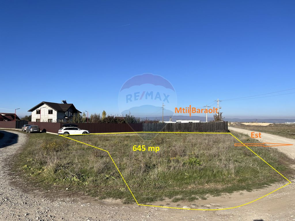 Teren 645mp/2 Deschideri/Halchiu/Cartierul Privighetorii/...