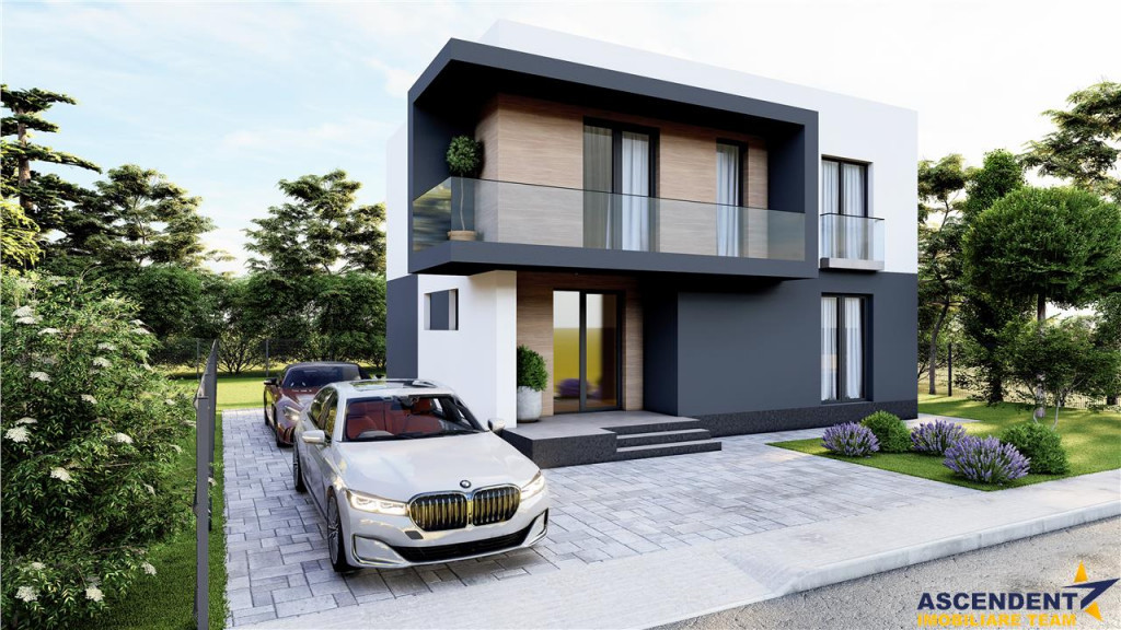 Vila in stil modern, cu arhitectura si design aparte, condit