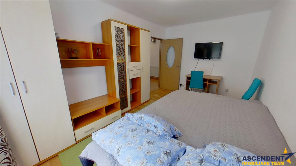 Garsoniera decomandata, mobilata si utilata, zona Racadau, B