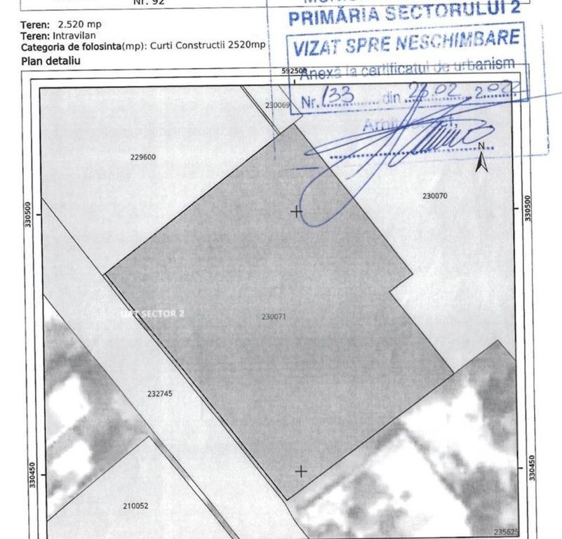 Fundeni, teren in suprafata de 2500 mp, cu o deschidere d...