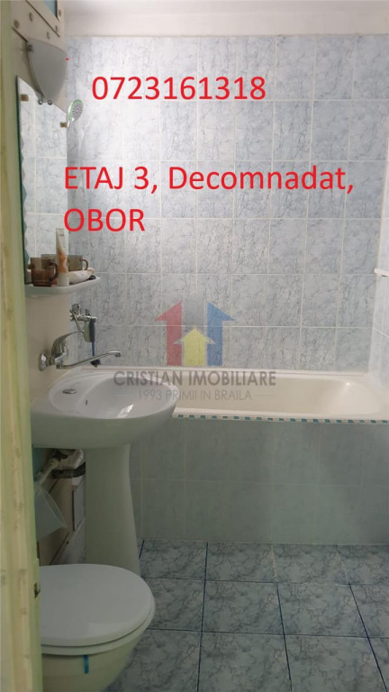 Scolilor-Obor 2 cam Confort 1 Decomandat 57mp etaj 3