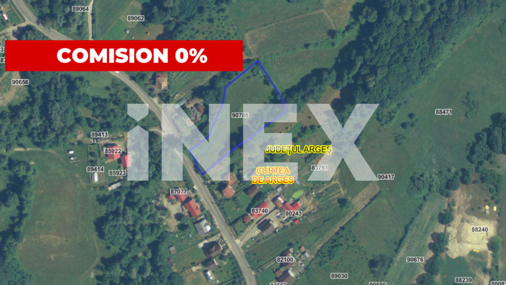 Teren intravilan 5.000 mp de vânzare – Curtea de Argeș,