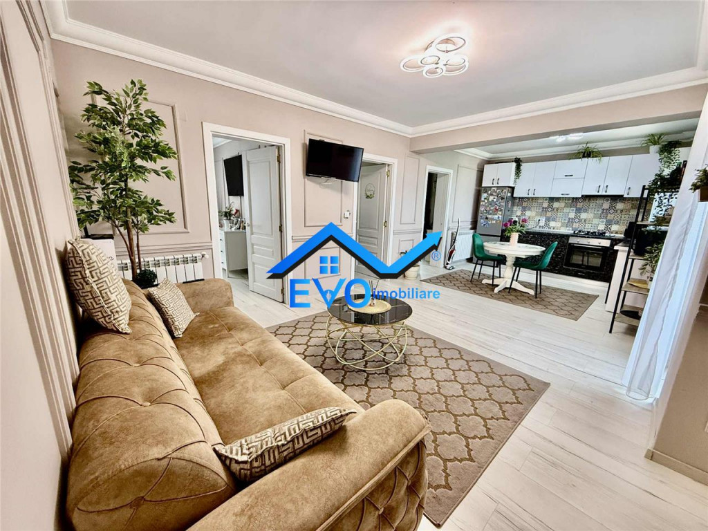 Apartament 3 camere, de , etajul 1/2, bloc nou, loc de parca