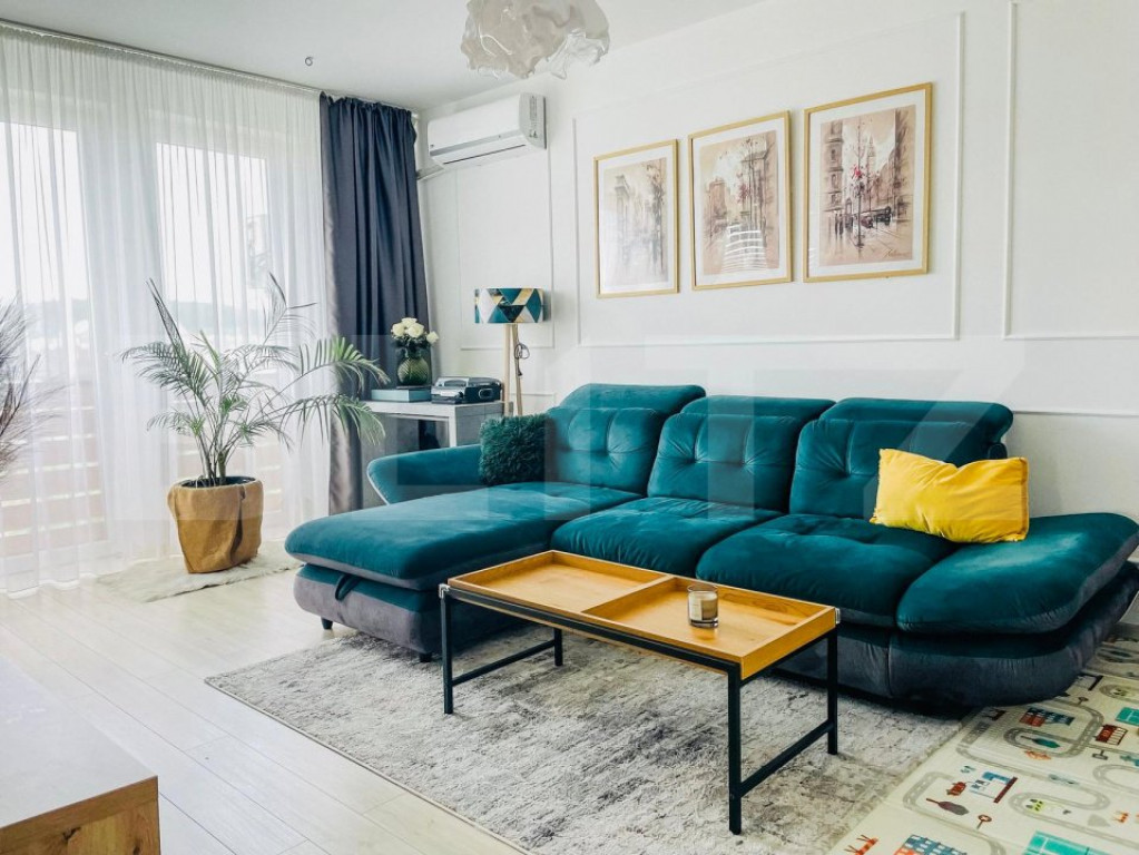 Apartament modern de vanzare, 54 mp, 2 camere, zona Unirii