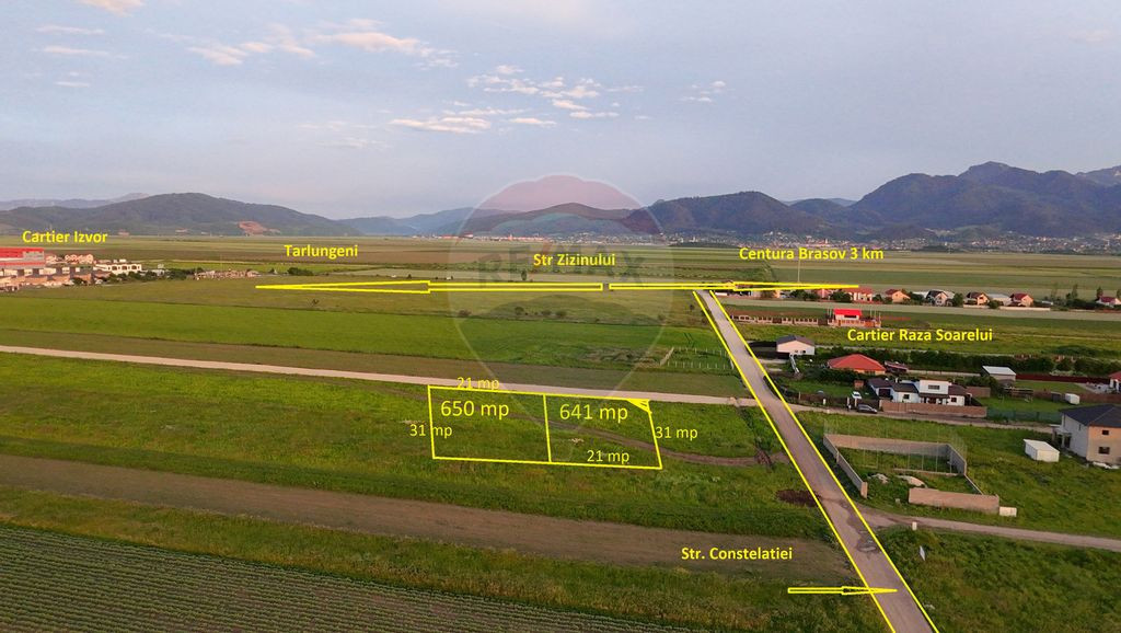 Teren 650mp | Utilitati pe teren | Sacele | Raza Soarelui