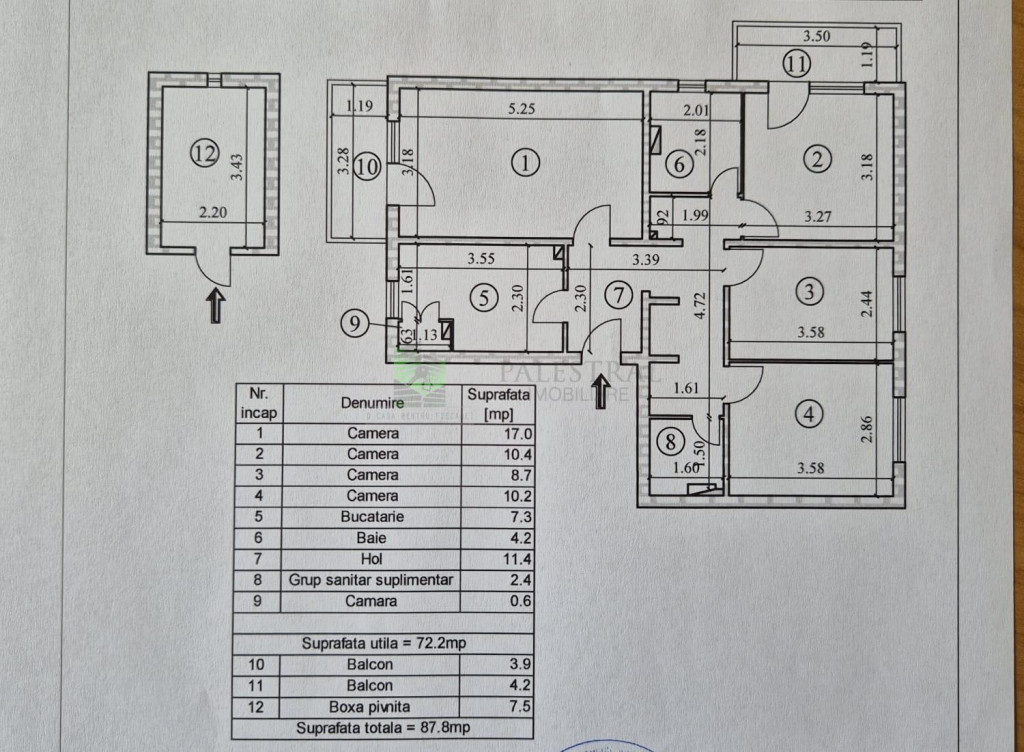 4 CAMERE DECOMANDAT ASTRA 126000 EURO
