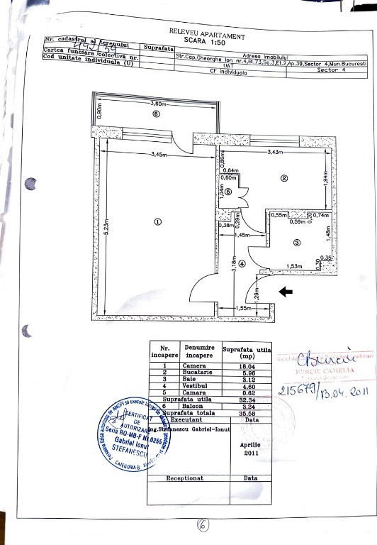 Garsoniera decomandata Sos. Oltenitei / Berceni