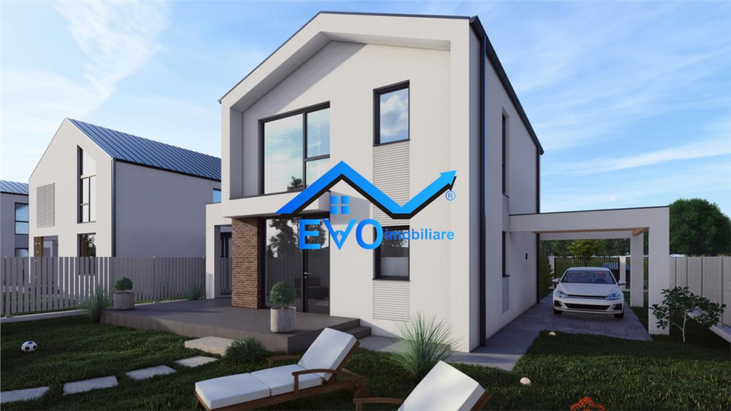 Vila cu 2 dormitoare, living si terasa , finisaje premium