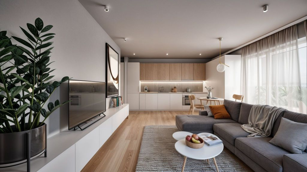 Apartament nou 2 camere, langa UVVG