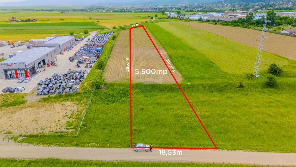 COMISION 0% | Teren de investiție – 5.500 mp, Săcele ...