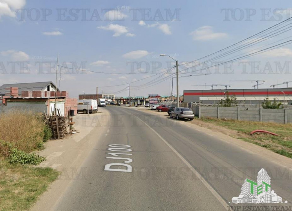 Teren cu platforma betonata de stradal – Tunari, zona i...