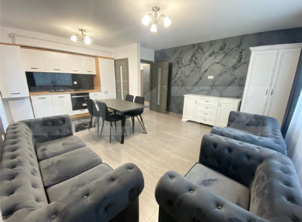 Apartament de 2 camere, 56mp, mobilat si utilat, zona Tatara