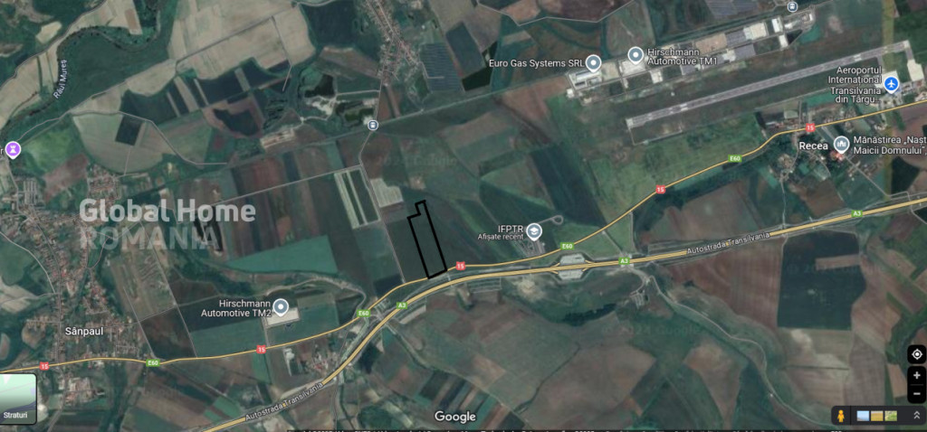 Teren 25.000 Mp-DN 15 Autostrada Transilvania - Mures