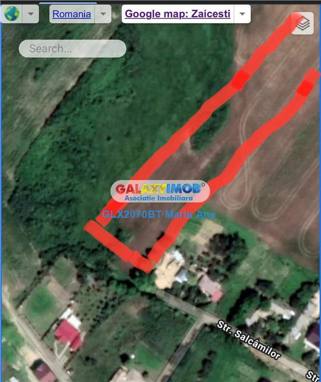 Teren Zaicesti, 6800 mp.!