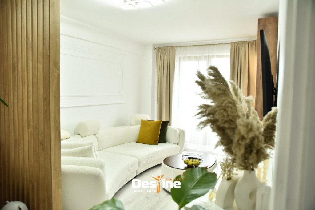 Vișan - Apartament 3 camere decomandat 60 mp mobilat modern