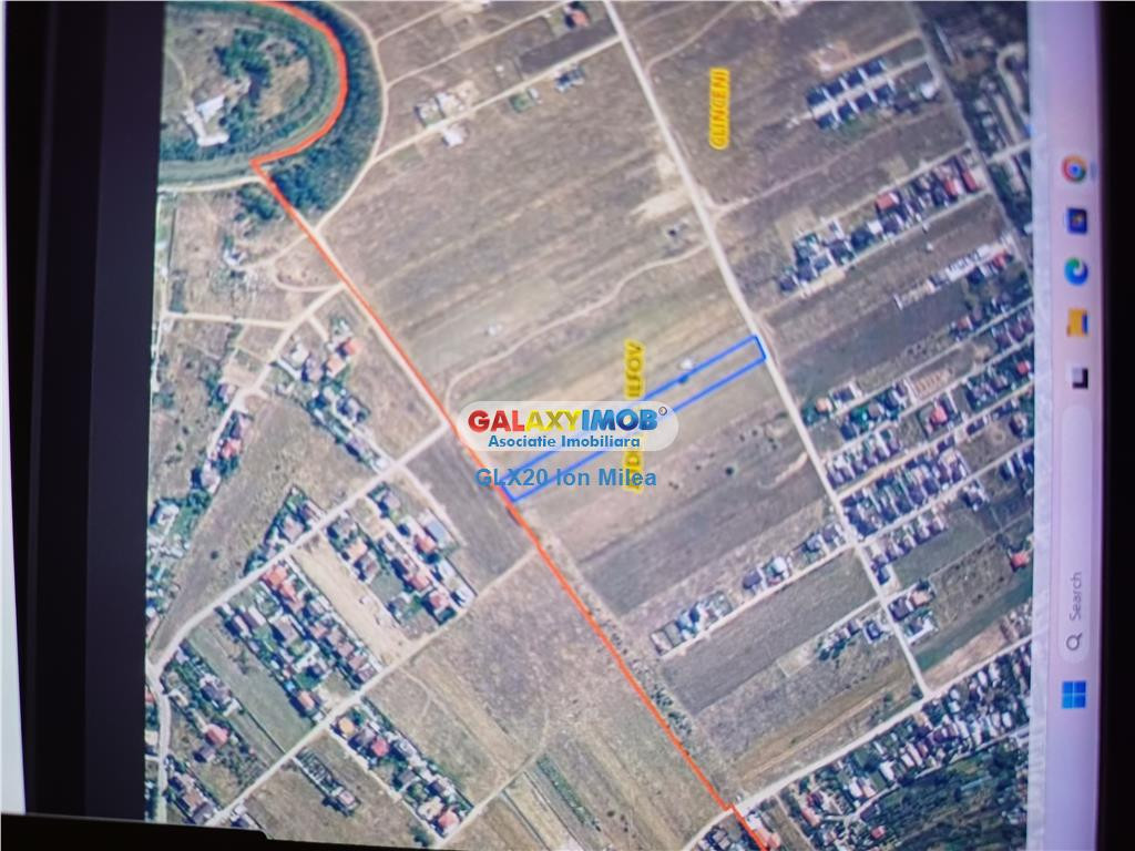 Teren 7483 mp intravilan Clinceni tarla 33/2 42 euro/mp