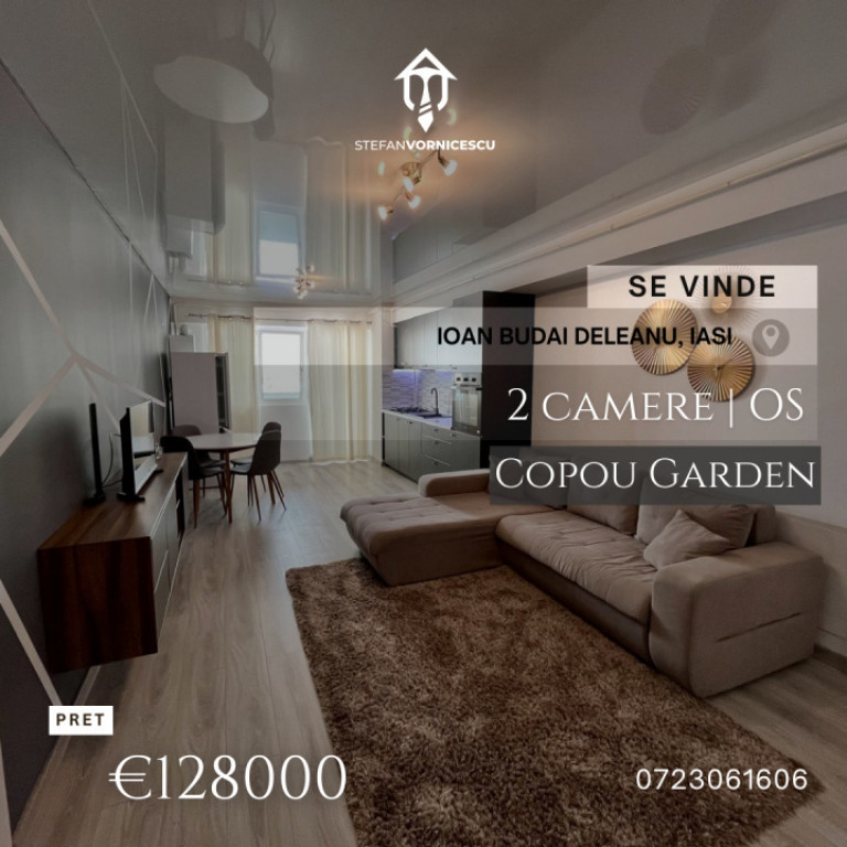 Apartament 2 camere | 65 mp utili | complet mobilat și util