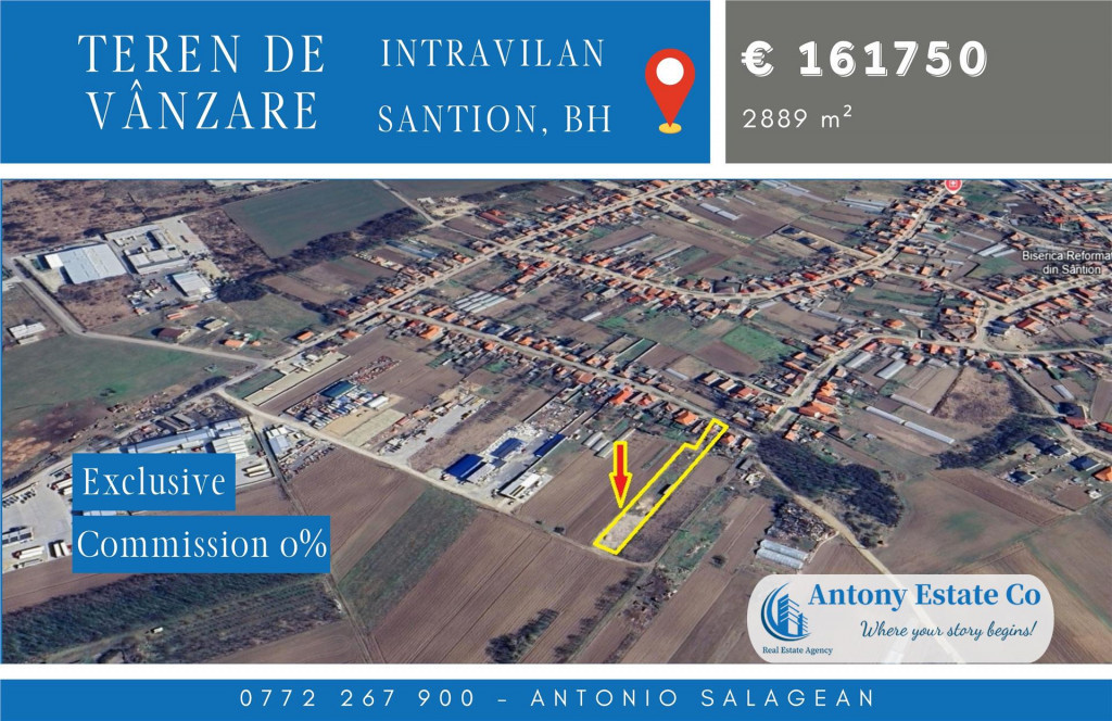 Teren intravilan de - Santion