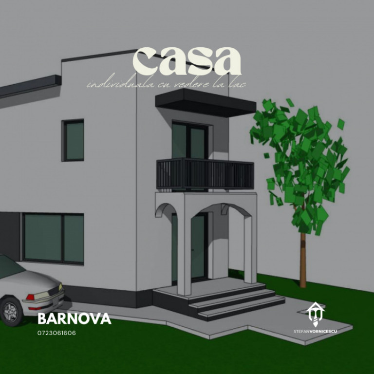 Barnova | Vila individuala NOUA | Zonă verde | Vedere spre