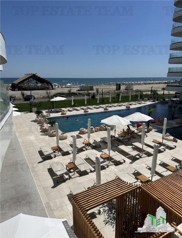 Studio 50m de plaja , mobilat/utilat,lux, modern, 46mp, toat