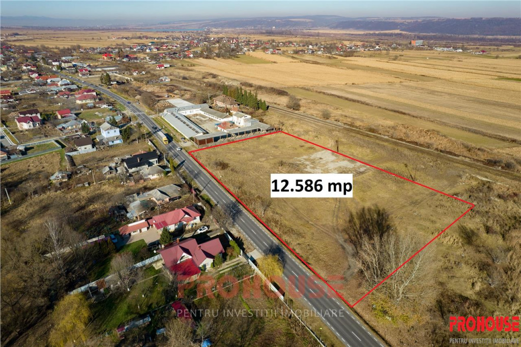 Teren 12.586mp - DN15 - Bacau - Buhusi - deschidere 162ml -