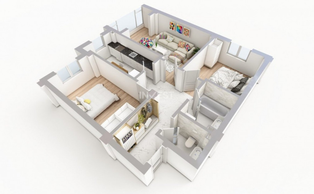 TVA 9% INCLUS! COMISION 0% ! 3 CAMERE BLOC NOU POPAS PACURAR