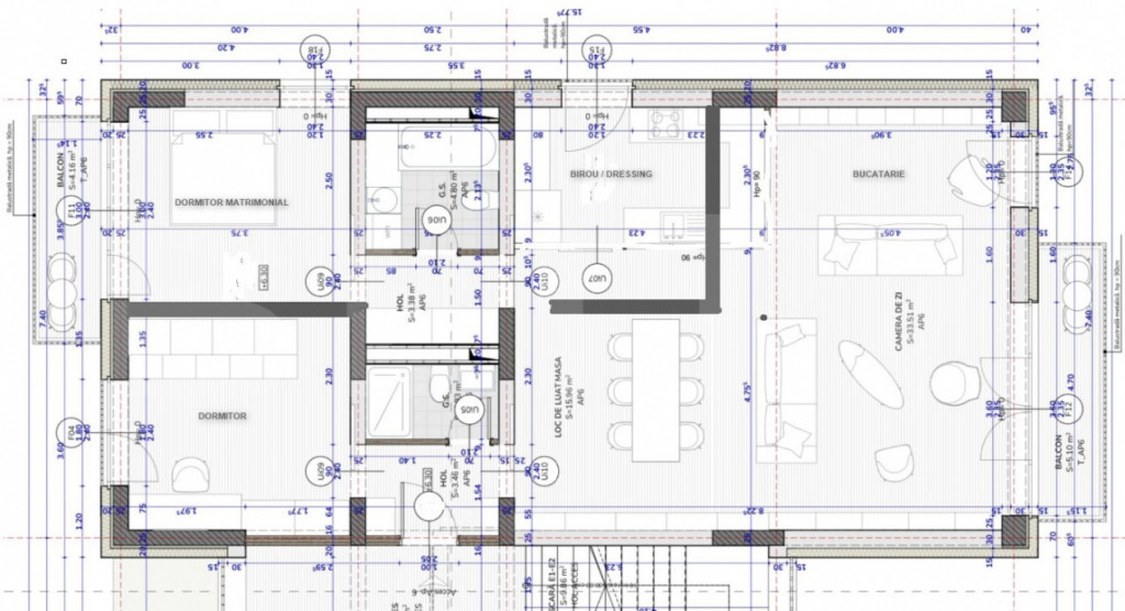 Apartament cu 4 camere 100 mp in bloc cu piscina din cartier