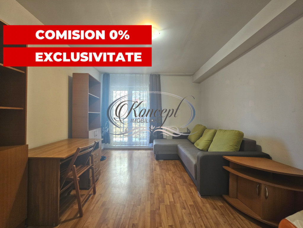 Garsoniera cu balcon si garaj subteran, ideal investitie, zo