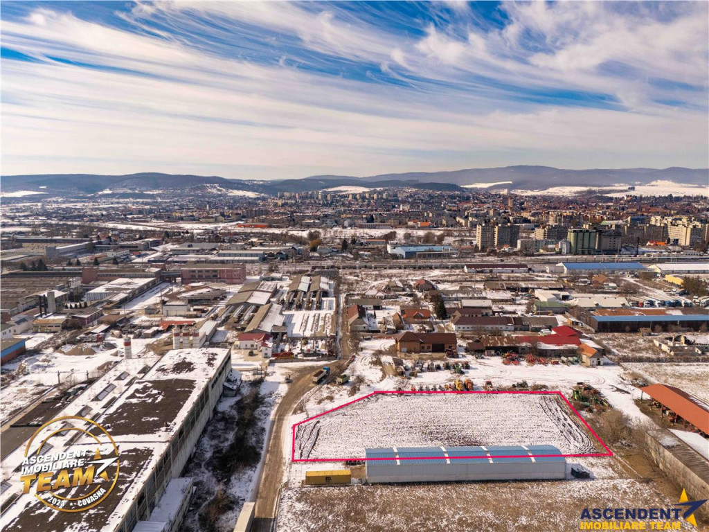 FILM! 4.600mp,aria industriala,utilitati aproape:hala,depozi