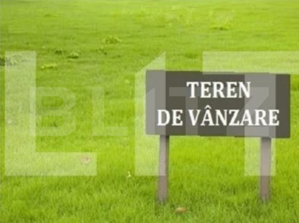 Teren pentru duplex cu AC emis–845 mp, FS 22 ml – Moșni