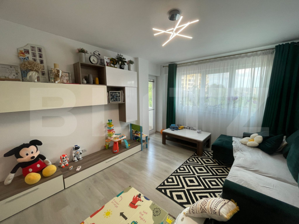 Apartament de 2 camere, 60 mp, etaj intermediar, zona Tudor