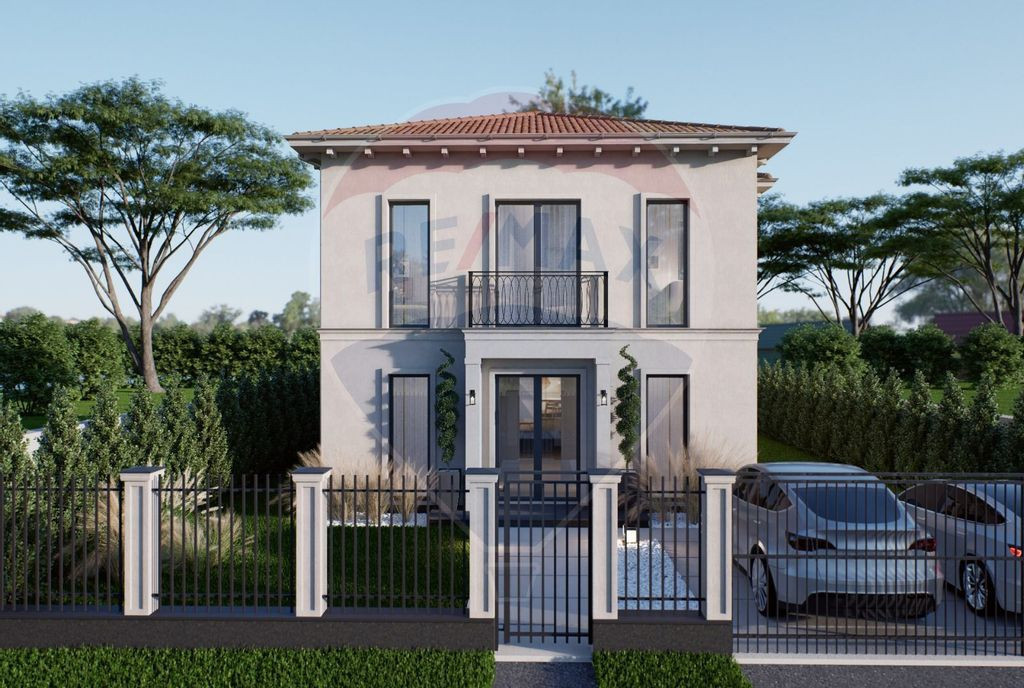 VILA PREMIUM de vanzare BALOTESTI | LAC | P+1 | TEREN