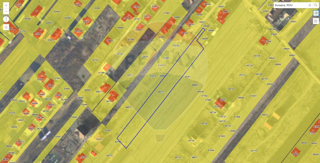 Teren 3,695mp Suceava / Strada Traian Popovici