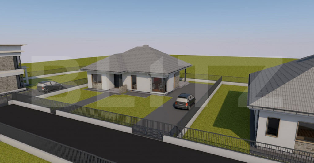 Casa Individuala de vanzare, 3 camere, 120 mp, zona Aerodrom