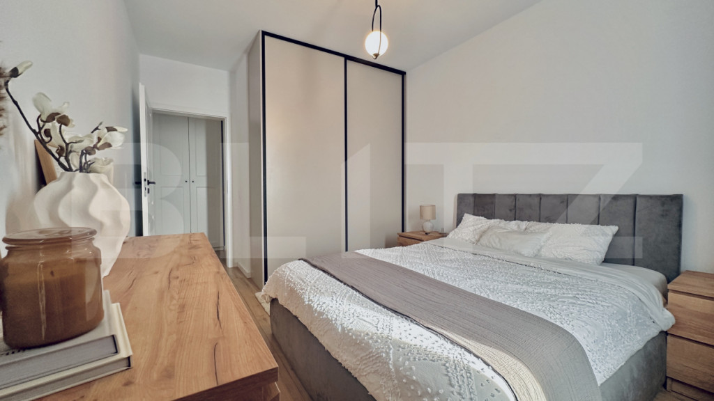 Apartament nou, 2 camere, 59,1 mp, parcare subterană, Prima