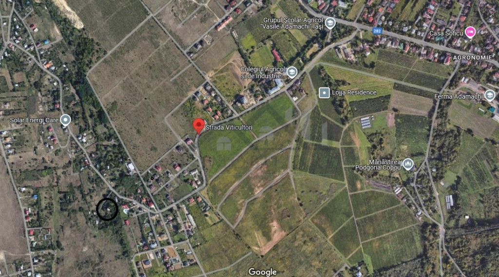 Viticultori Copou teren 4000mp (6loturi)cu Puz realizat