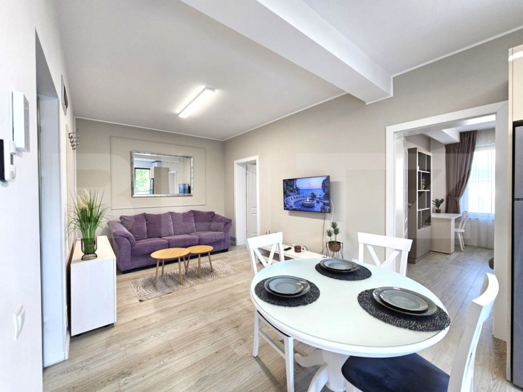 Apartament modern, 3 camere, 68 mp, A.C., zona UMF