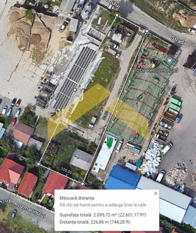 Teren intravilan de , Arad