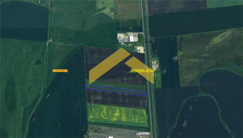 Teren extravilan de drumul Arad-Sofronea