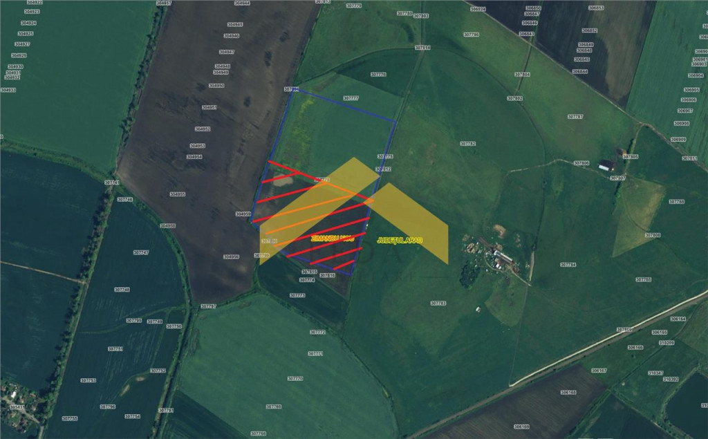 Teren 6,8ha extravilan de Zimandu Nou