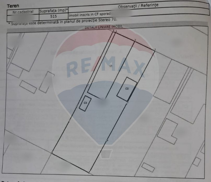 Casă de demolat + teren, de vânzare – 515 mp în Vlad...