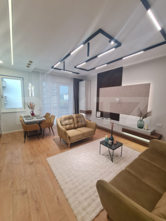 Apartament mobilat si utilat, terasa, parcare subterana, lif