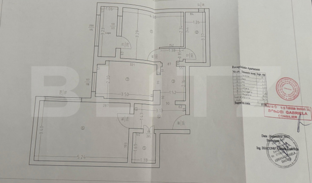 Ocazie Apartament decomandat, 58 mp, zona Sara